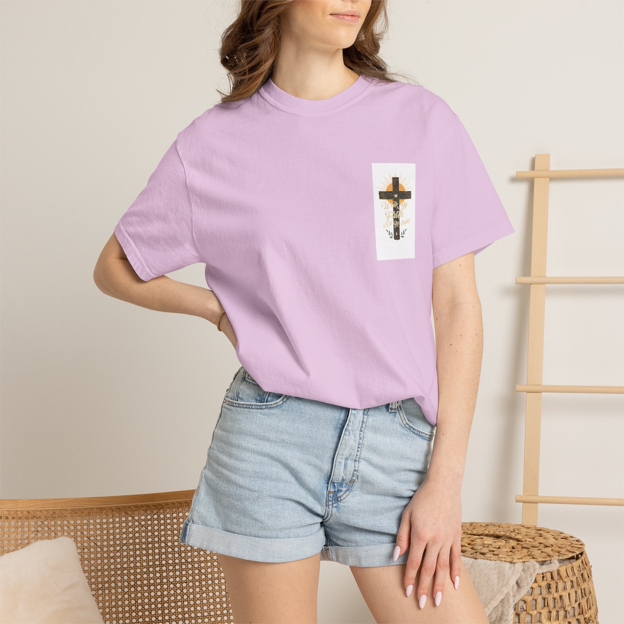 Walk by Faith Unisex Garment-Dyed T-shirt