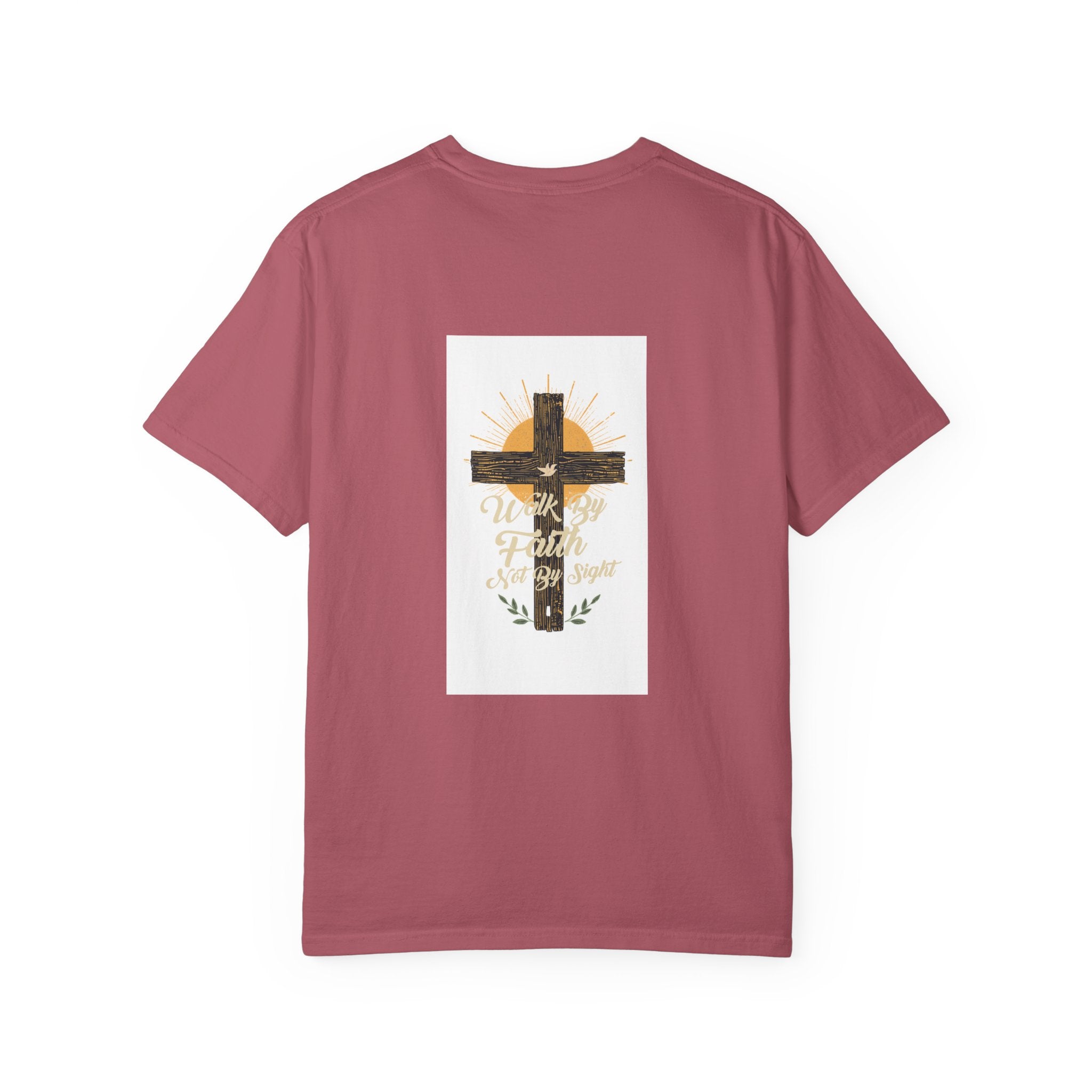 Walk by Faith Unisex Garment-Dyed T-shirt