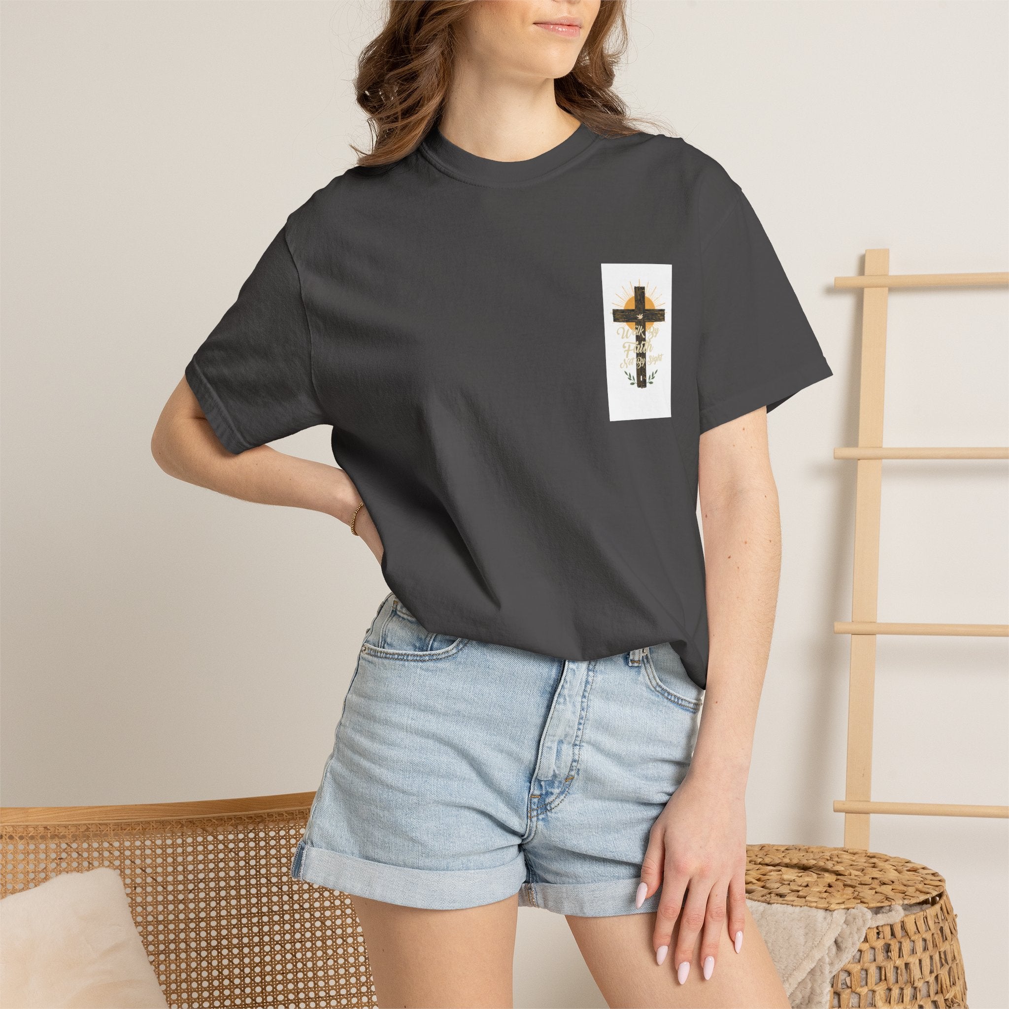 Walk by Faith Unisex Garment-Dyed T-shirt