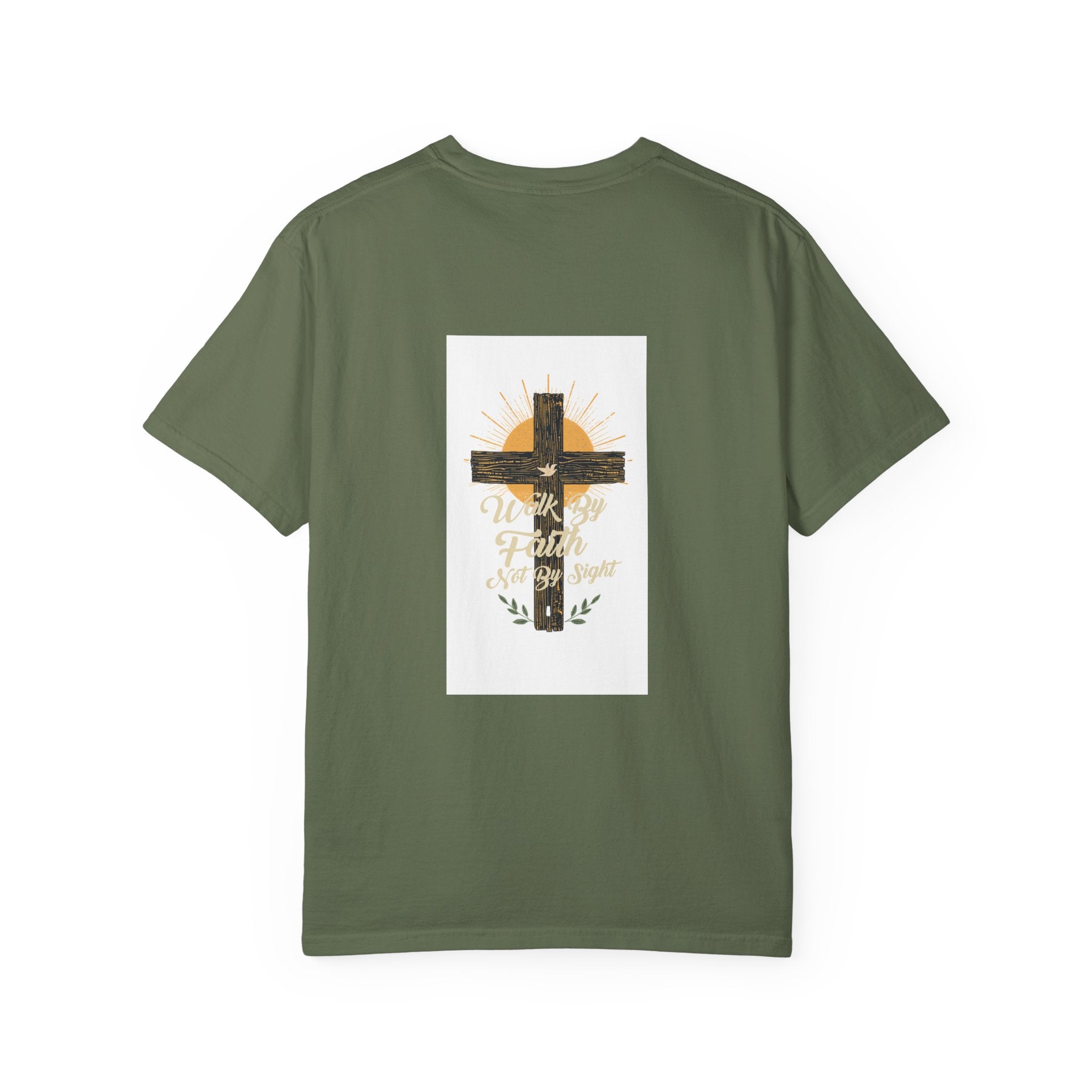 Walk by Faith Unisex Garment-Dyed T-shirt