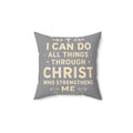 Spun Polyester Square Pillow