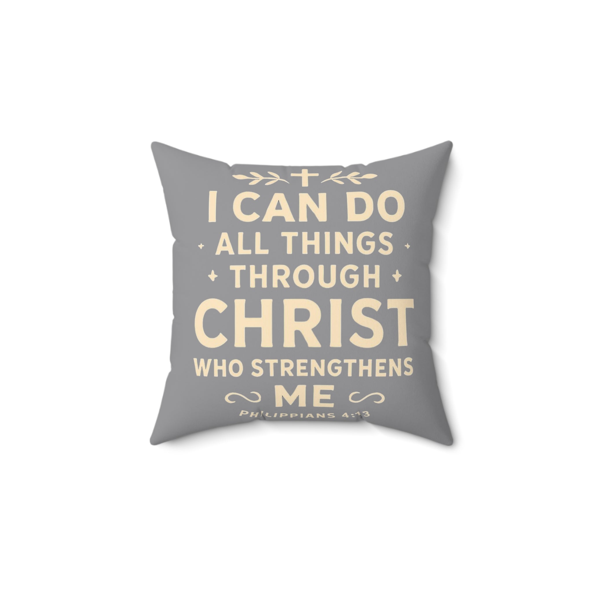 Spun Polyester Square Pillow